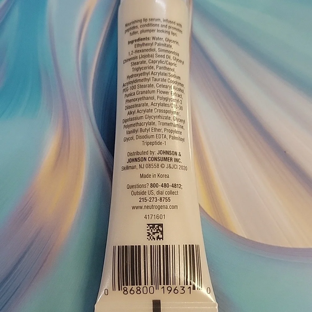 Neutrogena Lip Plumping Serum Peptides 15ml New Sealed Tube